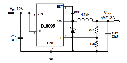 BL8095典型应用电路图