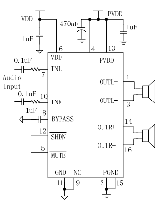 BL6316B典型应用电路图