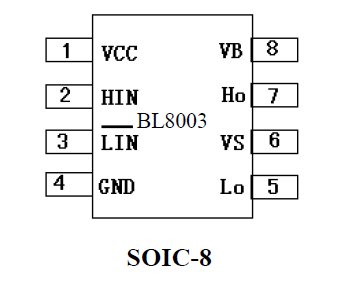 BL8003引脚图/引脚功能