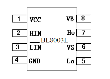 BL8003L引脚图/引脚功能