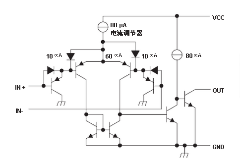 德州仪器LM393原理图