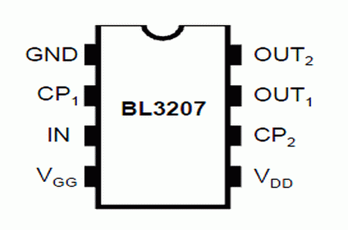 上海贝岭BL3207引脚图/引脚功能