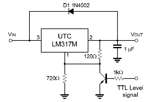 台湾友顺LM317M典型应用电路图