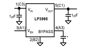 LP3985典型应用电路图