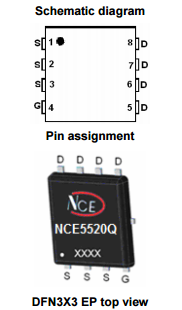 NCE5520Q引脚图引脚功能