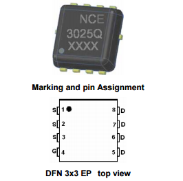 NCE3025Q引脚图引脚功能