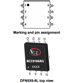 NCE0160AG引脚图引脚功能