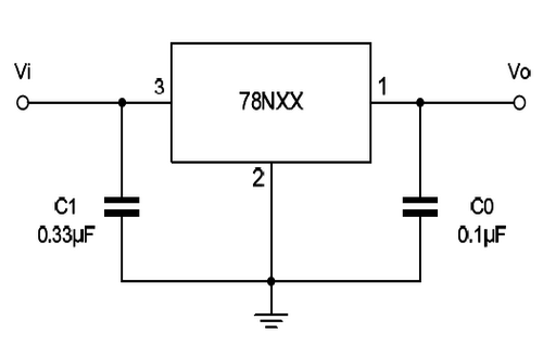 台湾友顺78NXX典型应用电路图