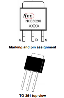 NCE6020I引脚图引脚功能