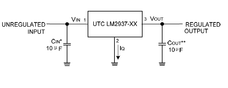 台湾友顺LM2937典型应用电路图