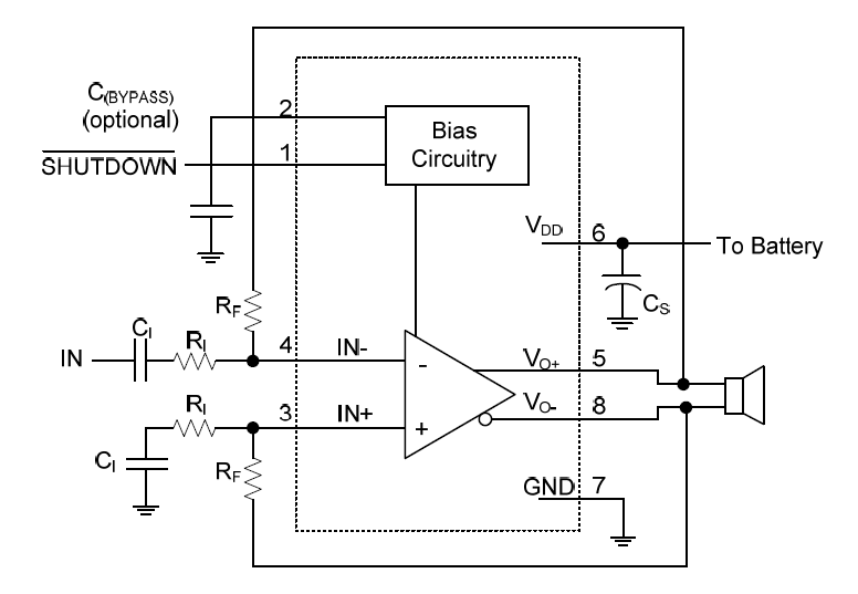 PA6203典型应用电路图
