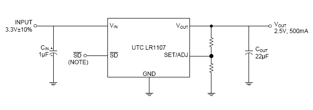 LR1107典型应用电路图