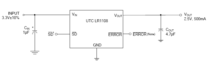 LR1108/LR1108E典型应用电路图