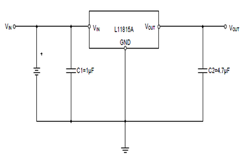 台湾友顺L11815A典型应用电路图