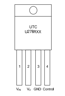 UTC台湾友顺278RXX引脚图/引脚功能