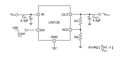  UTC台湾友顺LR2126典型应用电路图