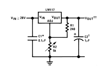 德州仪器LM317应用电路图