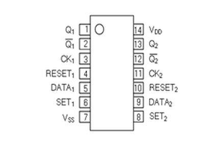 UTC台湾友顺UTC4013引脚图/引脚功能