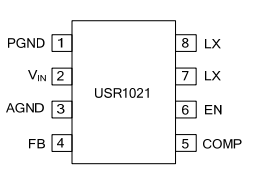 UTC台湾友顺USR1021引脚图/引脚功能