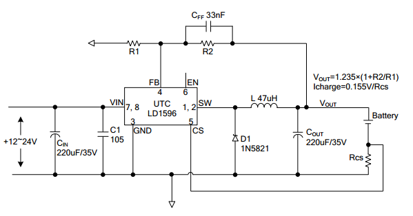 LD1596典型应用电路图