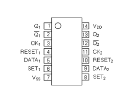 UTC台湾友顺UTC4013引脚图/引脚功能