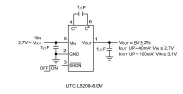 UTC台湾友顺L5200典型应用电路图