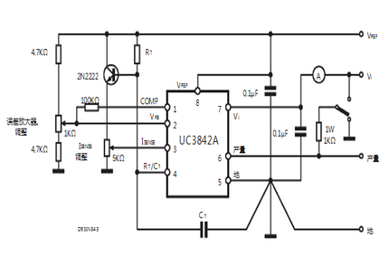 意法半导体UC3842B应用电路图