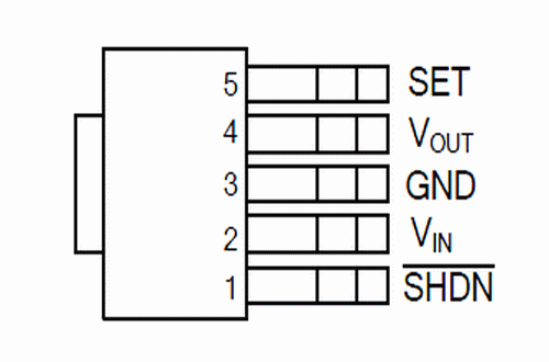 UTC台湾友顺LR5966引脚图/引脚功能