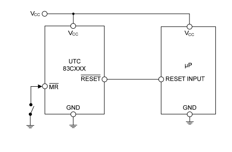 UTC台湾友顺83CXXX典型应用电路图