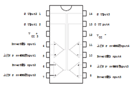 意法半导体LM339引脚图/引脚功能