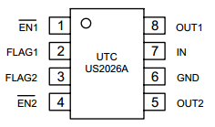 UTC台湾友顺US2026A引脚图/引脚功能