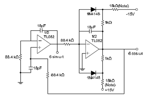 UTC TL082典型应用电路图