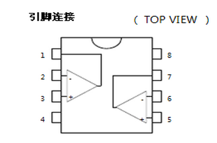 意法半导体TL082引脚图/引脚功能