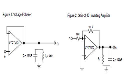 UTC TL072典型应用电路图