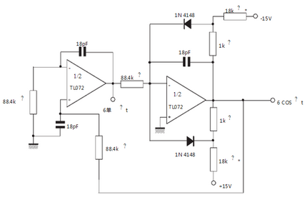 意法半导体TL072应用电路图