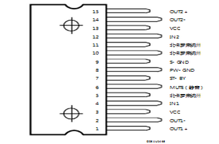 意法半导体TDA7266应用电路图