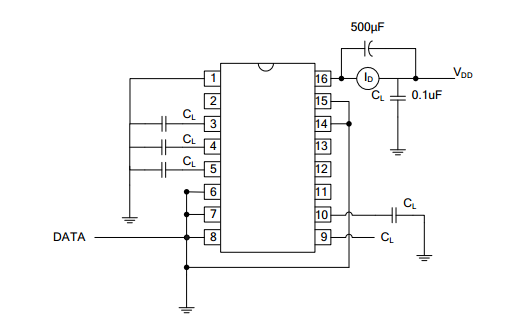 UTC台湾友顺UCD4015B典型应用电路图