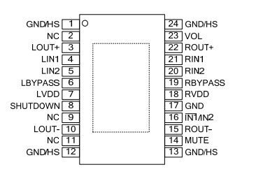 UTC台湾友顺PA3332引脚图/引脚功能