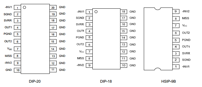 UTC台湾友顺PA1517引脚图/引脚功能