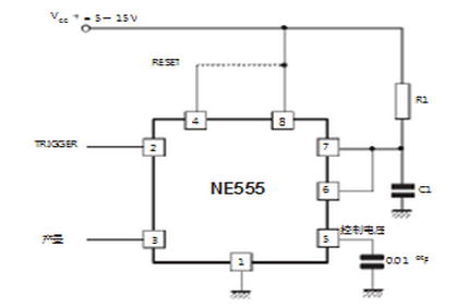 意法半导体NE555应用电路图