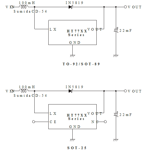 盛群HT7737典型应用电路图