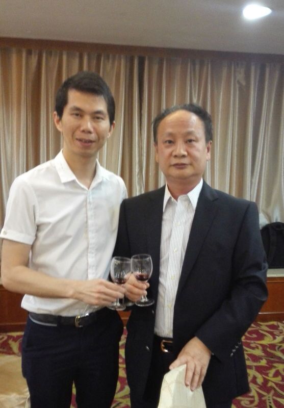 中芯谷CEO柯荣城与迈瑞生物医疗股份创始人徐航