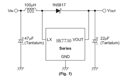 盛群HK7730典型应用电路图