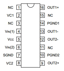 UTC台湾友顺TDA7053A引脚图/引脚功能