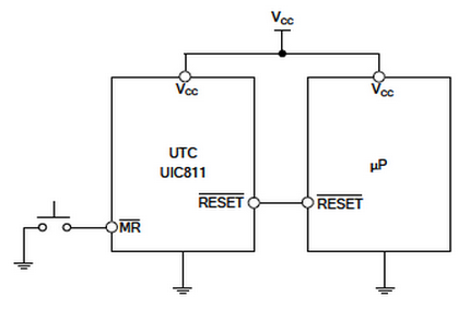UTC UIC811典型应用电路图