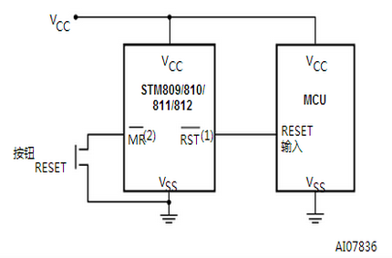 意法半导体ST811应用电路图