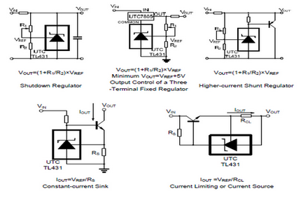 UTC TL431典型应用电路图