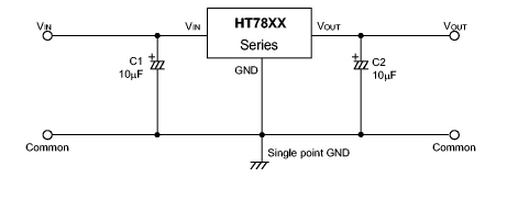 航顺HT7844典型应用电路图