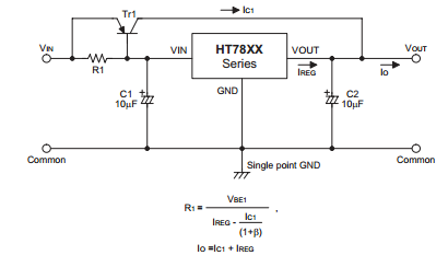 盛群HT7828典型应用电路图
