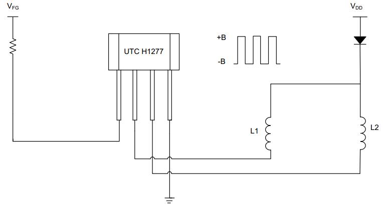 UTC台湾友顺 H1277典型应用电路图